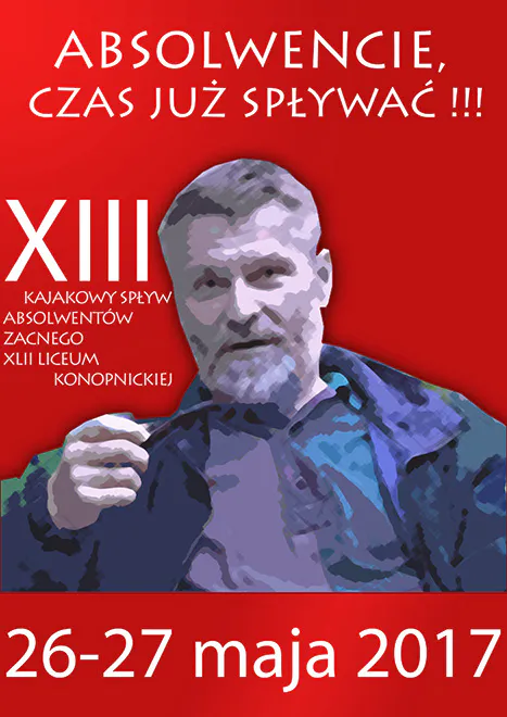 Spływ kajakowy absolwentów